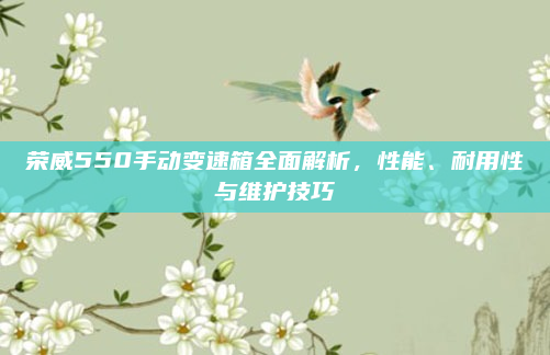 荣威550手动变速箱全面解析，性能、耐用性与维护技巧