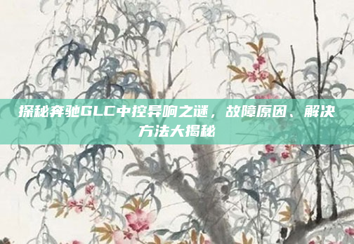 探秘奔驰GLC中控异响之谜，故障原因、解决方法大揭秘