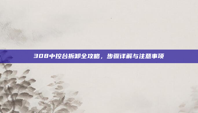 308中控台拆卸全攻略，步骤详解与注意事项