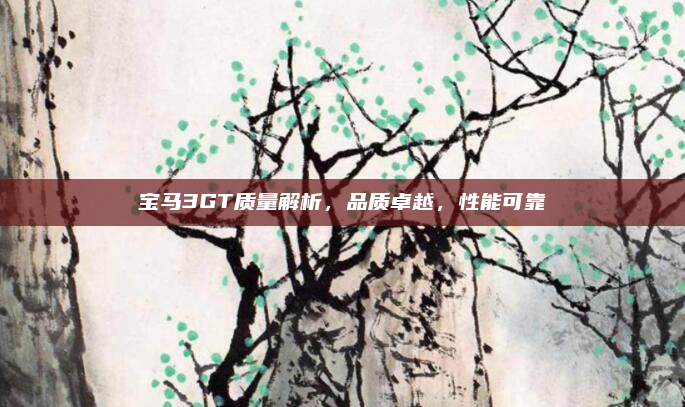 宝马3GT质量解析,品质卓越,性能可靠