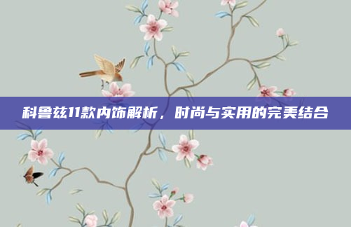 科鲁兹11款内饰解析，时尚与实用的完美结合