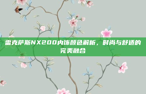 雷克萨斯NX200内饰颜色解析,时尚与舒适的完美融合