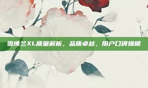 雪佛兰XL质量解析,品质卓越,用户口碑爆棚