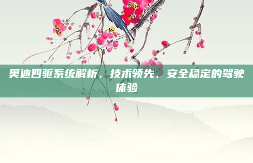 奥迪四驱系统解析,技术领先,安全稳定的驾驶体验