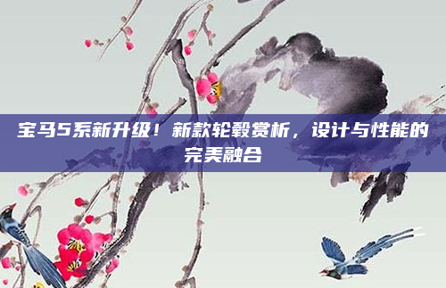 宝马5系新升级！新款轮毂赏析，设计与性能的完美融合
