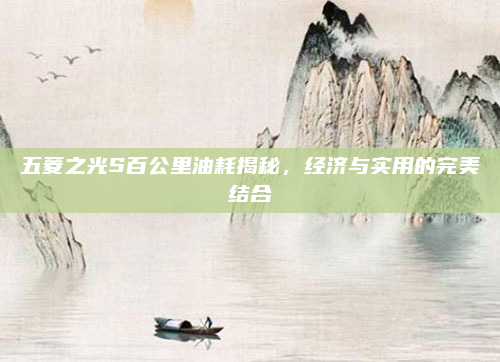 五菱之光S百公里油耗揭秘,经济与实用的完美结合