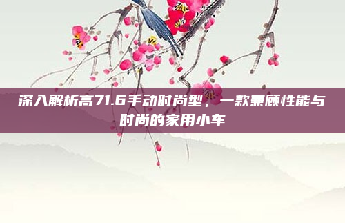 深入解析高71.6手动时尚型，一款兼顾性能与时尚的家用小车