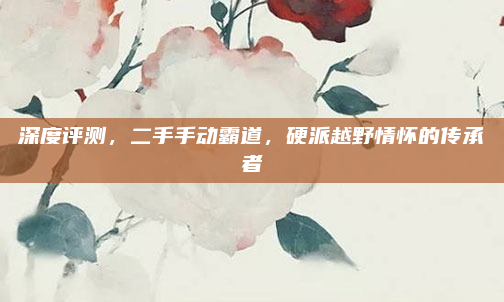 深度评测，二手手动霸道，硬派越野情怀的传承者