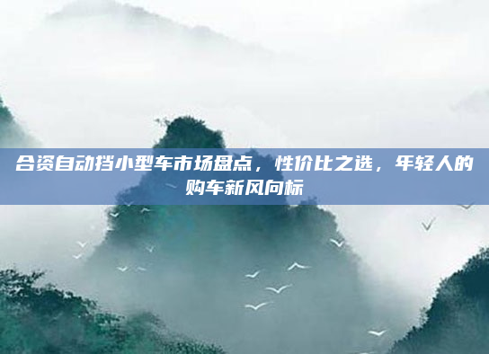 合资自动挡小型车市场盘点,性价比之选,年轻人的购车新风向标