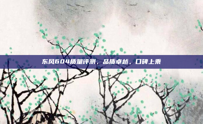 东风604质量评测，品质卓越，口碑上乘