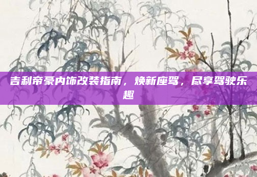吉利帝豪内饰改装指南，焕新座驾，尽享驾驶乐趣