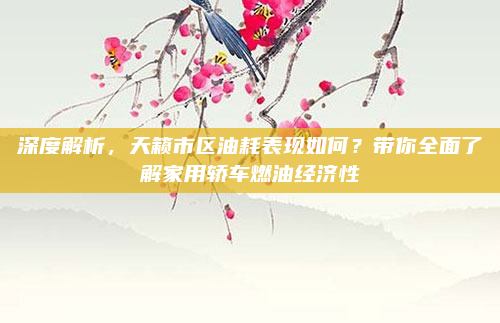 深度解析，天籁市区油耗表现如何？带你全面了解家用轿车燃油经济性