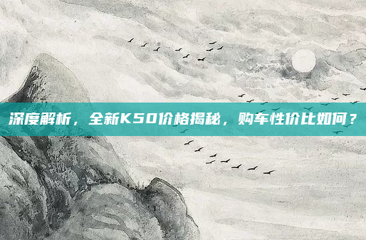 深度解析,全新K50价格揭秘,购车性价比如何?