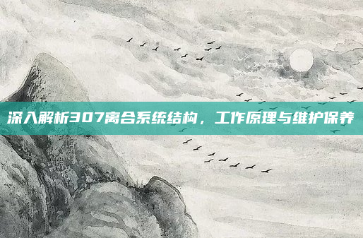 深入解析307离合系统结构,工作原理与维护保养