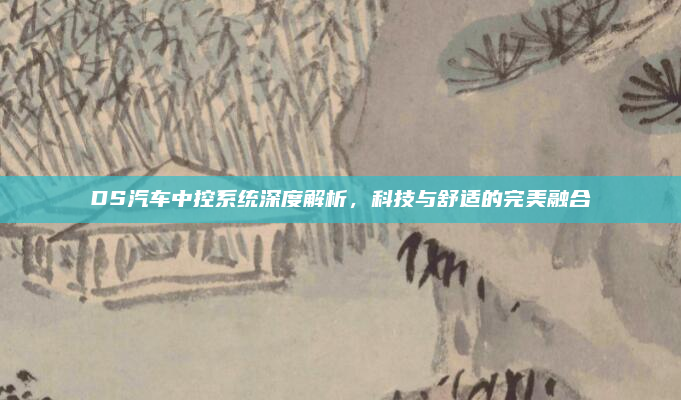 DS汽车中控系统深度解析，科技与舒适的完美融合