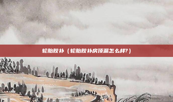 轮胎胶补（轮胎胶补房顶漏怎么样?）