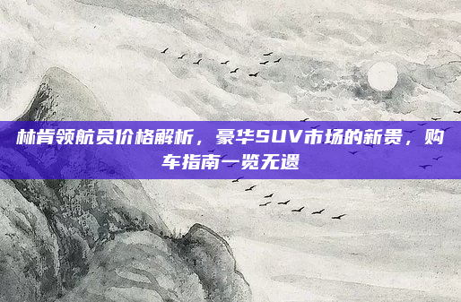 林肯领航员价格解析,豪华SUV市场的新贵,购车指南一览无遗