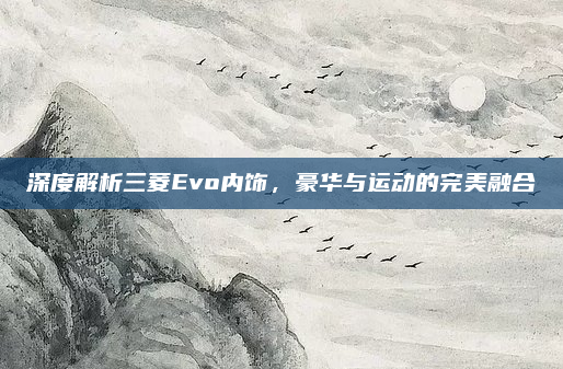 深度解析三菱Evo内饰,豪华与运动的完美融合