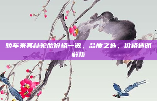轿车米其林轮胎价格一览，品质之选，价格透明解析