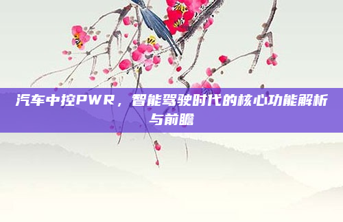 汽车中控PWR,智能驾驶时代的核心功能解析与前瞻