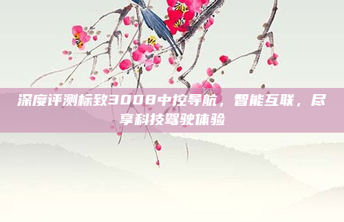 深度评测标致3008中控导航,智能互联,尽享科技驾驶体验