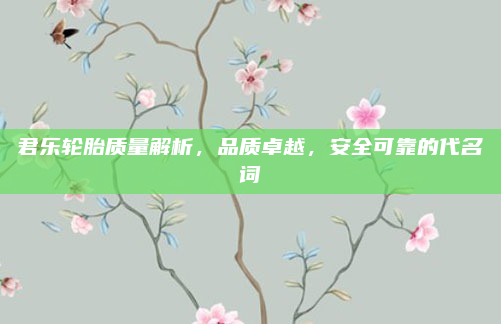 君乐轮胎质量解析,品质卓越,安全可靠的代名词