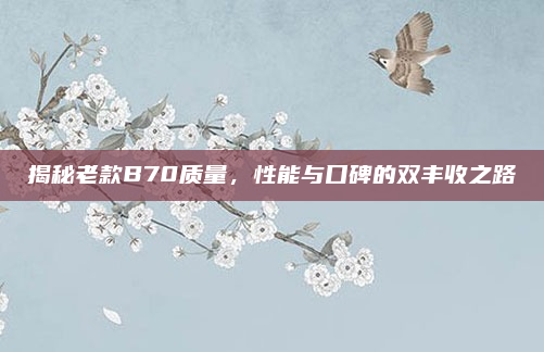揭秘老款B70质量,性能与口碑的双丰收之路