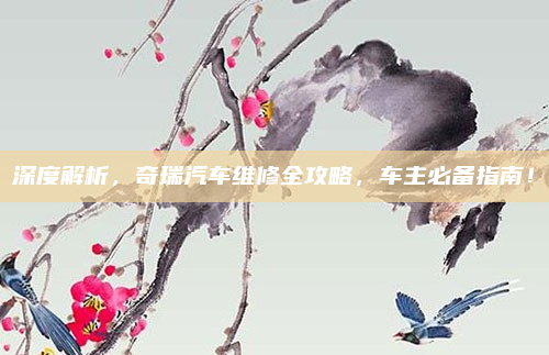 深度解析,奇瑞汽车维修全攻略,车主必备指南!