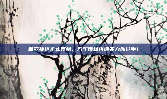 新款捷达正式亮相，汽车市场再迎实力派选手！