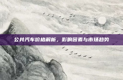 公共汽车价格解析，影响因素与市场趋势