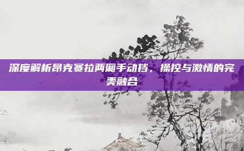 深度解析昂克赛拉两厢手动挡,操控与激情的完美融合