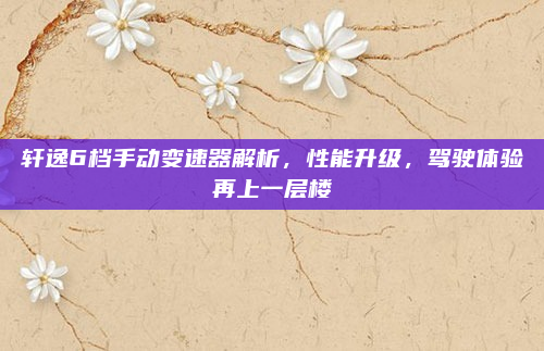 轩逸6档手动变速器解析,性能升级,驾驶体验再上一层楼
