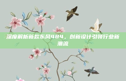 深度解析新款东风484,创新设计引领行业新潮流