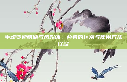 手动变速箱油与齿轮油,两者的区别与使用方法详解
