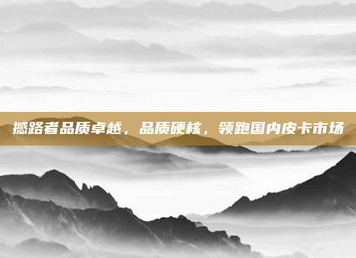 撼路者品质卓越,品质硬核,领跑国内皮卡市场