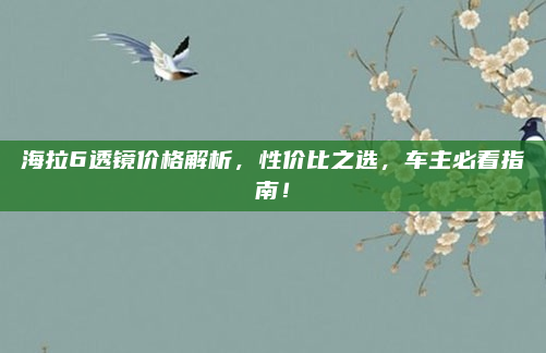 海拉6透镜价格解析，性价比之选，车主必看指南！