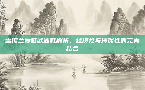 雪佛兰爱唯欧油耗解析，经济性与环保性的完美结合