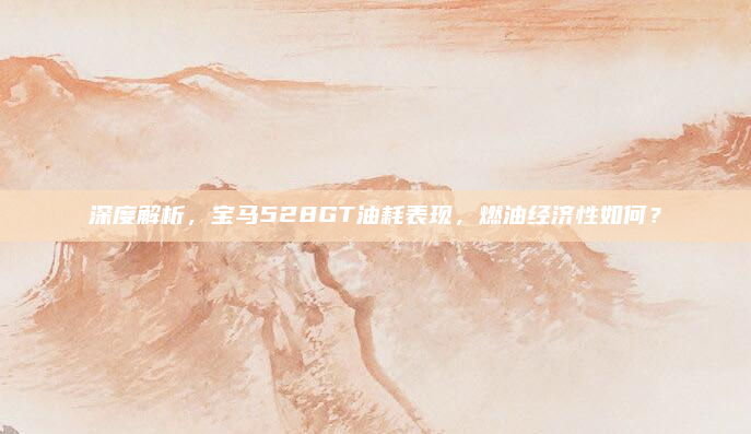 深度解析,宝马528GT油耗表现,燃油经济性如何?