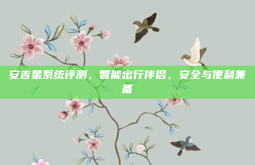 安吉星系统评测，智能出行伴侣，安全与便利兼备