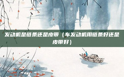 发动机是链条还是皮带（车发动机用链条好还是皮带好）