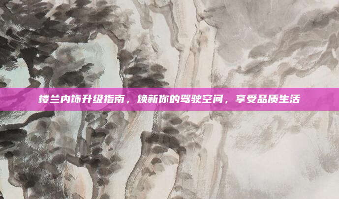 楼兰内饰升级指南,焕新你的驾驶空间,享受品质生活