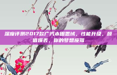 深度评测2017款广汽本田思域，性能升级，颜值爆表，你的梦想座驾