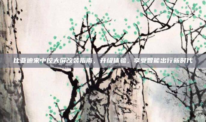 比亚迪宋中控大屏改装指南,升级体验,享受智能出行新时代