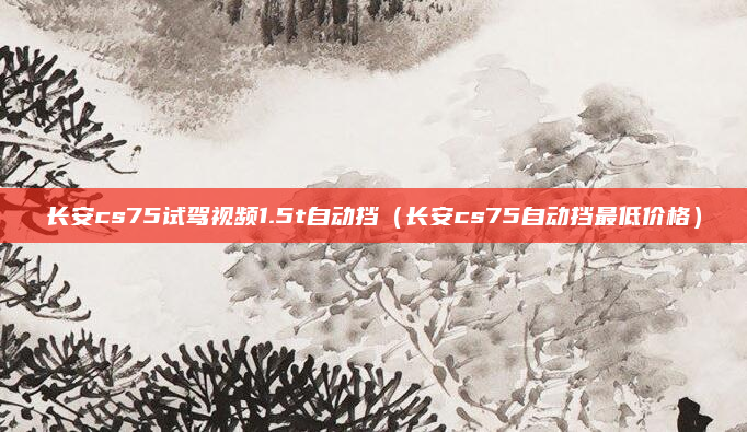长安cs75试驾视频1.5t自动挡(长安cs75自动挡最低价格)