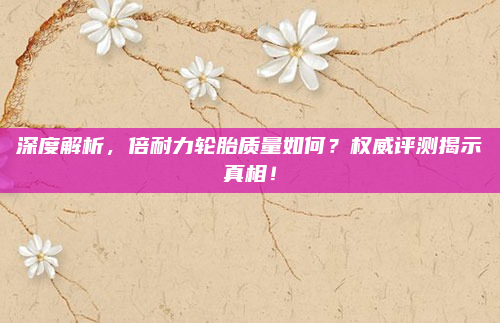 深度解析,倍耐力轮胎质量如何?权威评测揭示真相!