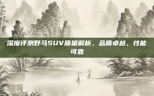 深度评测野马SUV质量解析,品质卓越,性能可靠
