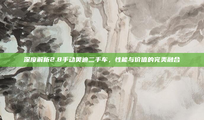 深度解析2.8手动奥迪二手车,性能与价值的完美融合