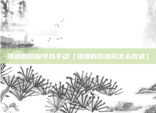 凌派倒后镜可以手动（凌派的后视镜怎么收进）