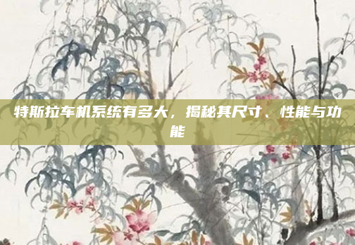 特斯拉车机系统有多大，揭秘其尺寸、性能与功能