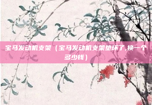 宝马发动机支架（宝马发动机支架垫坏了,换一个多少钱）